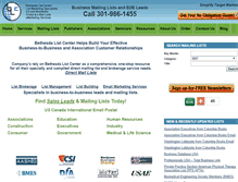 Tablet Screenshot of bethesda-list.com